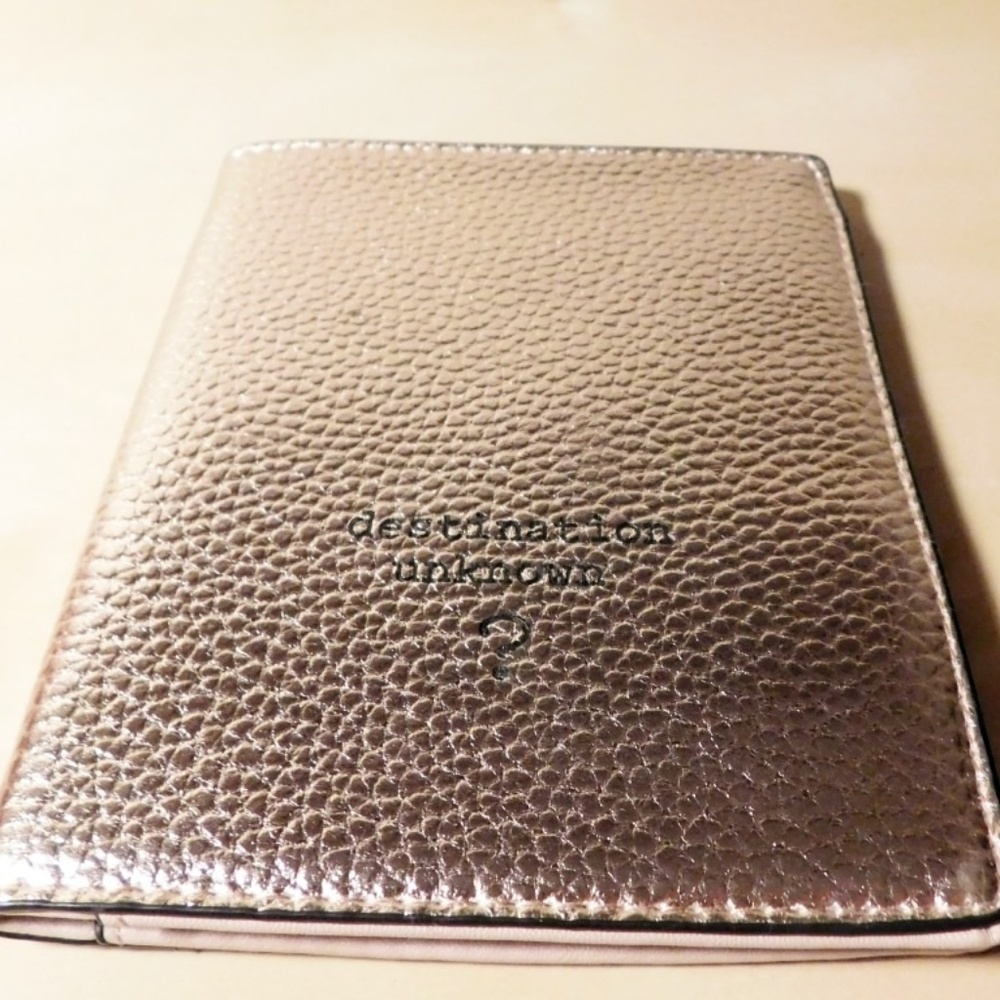 New Gold Pebbled Passport Cover by A New Day